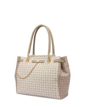 Borsa bicolore Pollini-TE8512PP0GQ1P10A